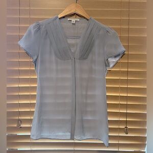 Banana republic short sleeve Silk top